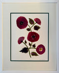 Poppies in Wine & Onyx