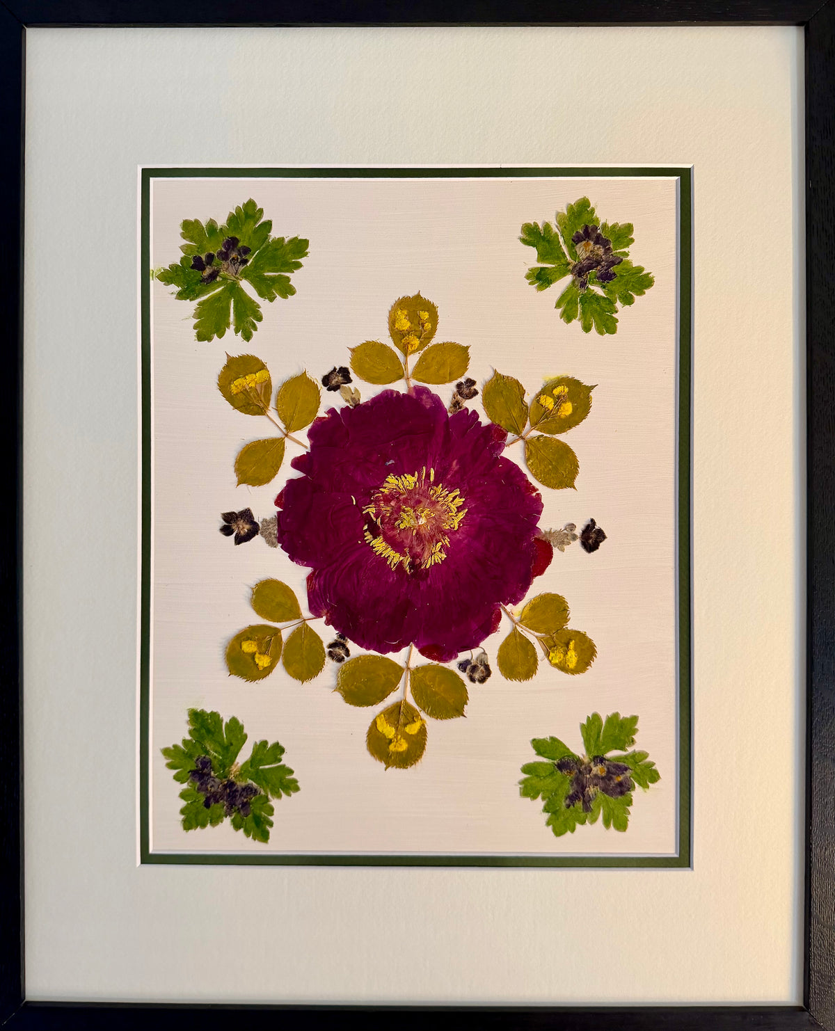 Wine Rose Mandala